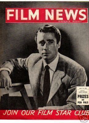 WEEKLY FILM NEWS/FILM NEWS magazine side cover 19 July 1952