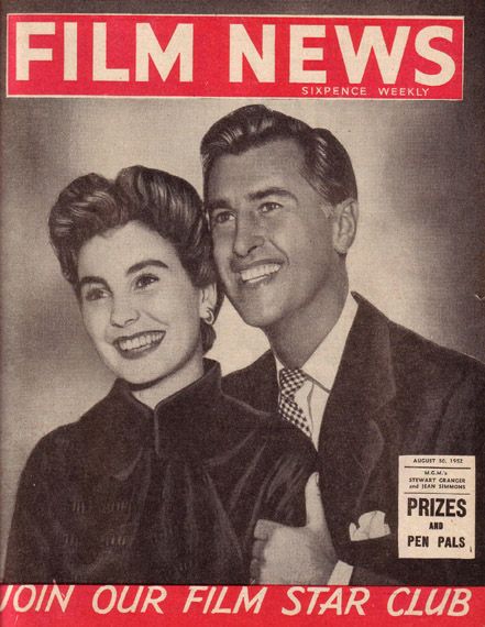 WEEKLY FILM NEWS/FILM NEWS magazine side cover 30 August 1952