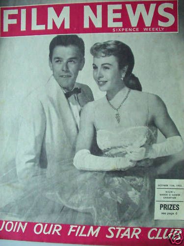 WEEKLY FILM NEWS/FILM NEWS magazine side cover 11 October 1952