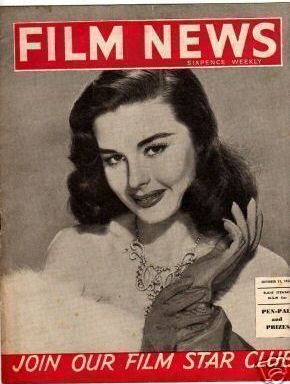 WEEKLY FILM NEWS/FILM NEWS magazine side cover 31 October 1953