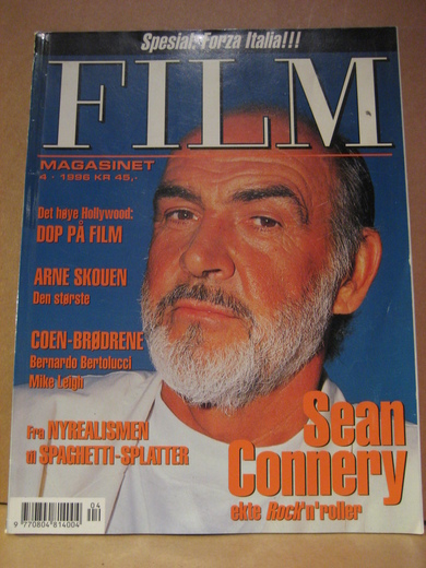 FILM MAGASINET magazine side cover Issue 4  1996