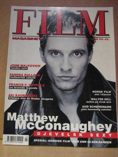 FILM MAGASINET magazine side cover Issue 7  1996