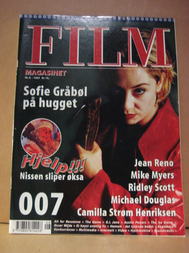 FILM MAGASINET magazine side cover Issue 8  1997