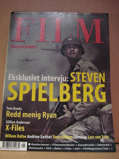 FILM MAGASINET magazine side cover Issue 5  1998