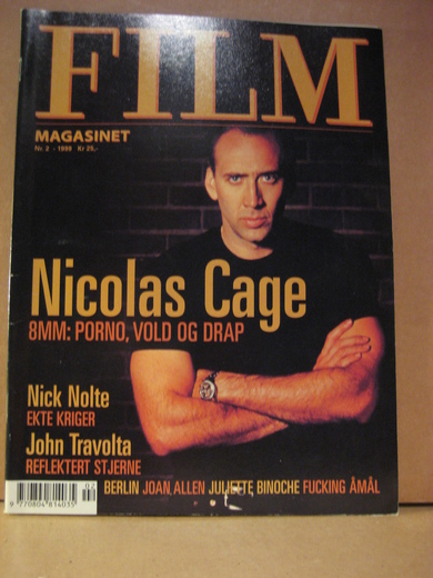 FILM MAGASINET magazine side cover Issue 2  1999