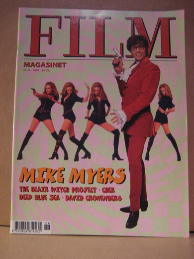 FILM MAGASINET magazine side cover Issue 6  1999