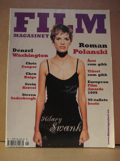 FILM MAGASINET magazine side cover Issue 1  2000