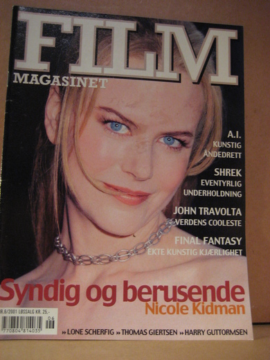 FILM MAGASINET magazine side cover Issue 6  2001