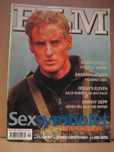 FILM MAGASINET magazine side cover Issue 1  2002