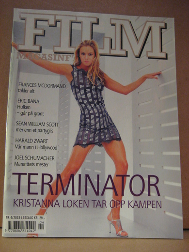 FILM MAGASINET magazine side cover Issue 4  2003