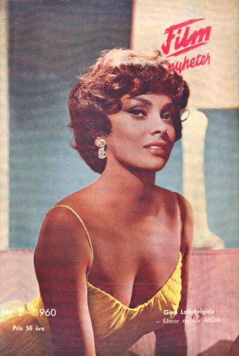 FILMNYHETER magazine side cover Issue 2  1960