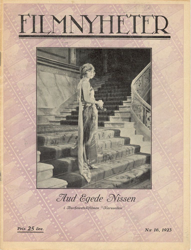 FILMNYHETER magazine side cover Issue 16 16 April 1923