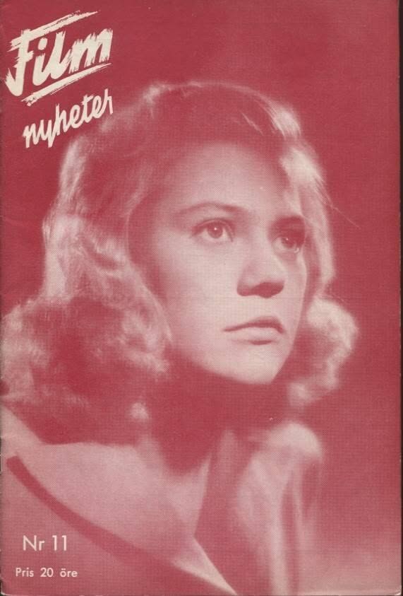 FILMNYHETER magazine side cover Issue 11   1948