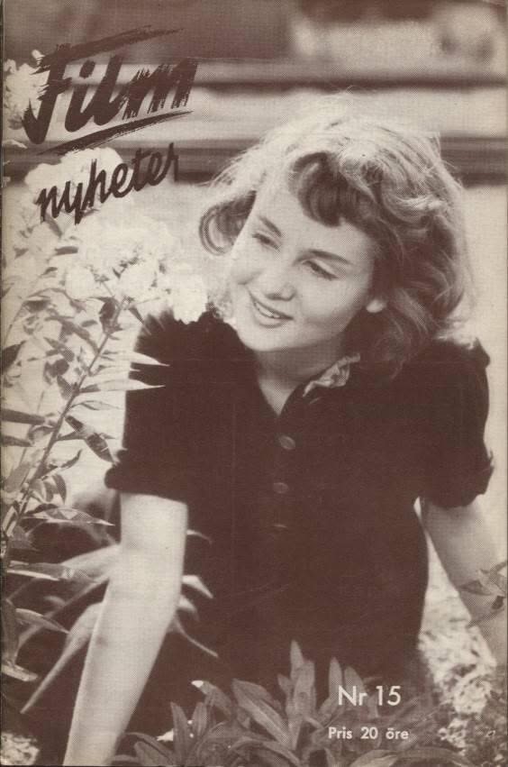 FILMNYHETER magazine side cover Issue 15   1948