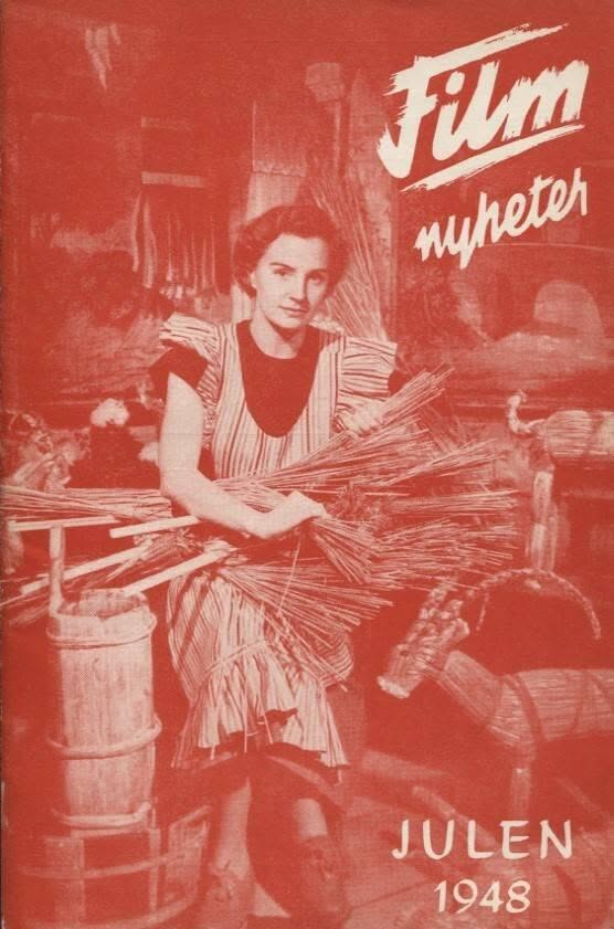 FILMNYHETER magazine side cover Issue 20   1948