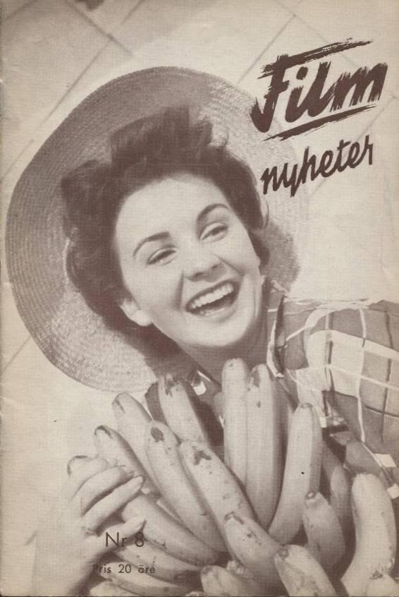 FILMNYHETER magazine side cover Issue 8   1948