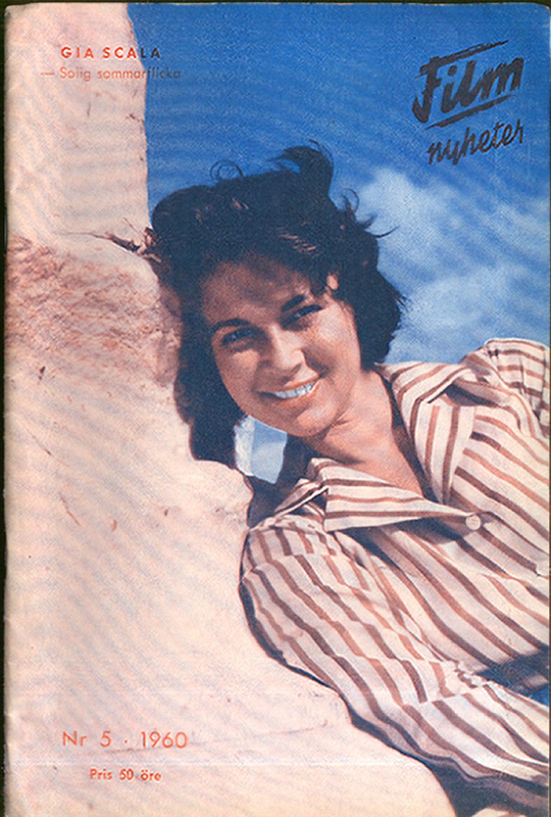 FILMNYHETER magazine side cover Issue 5   1960