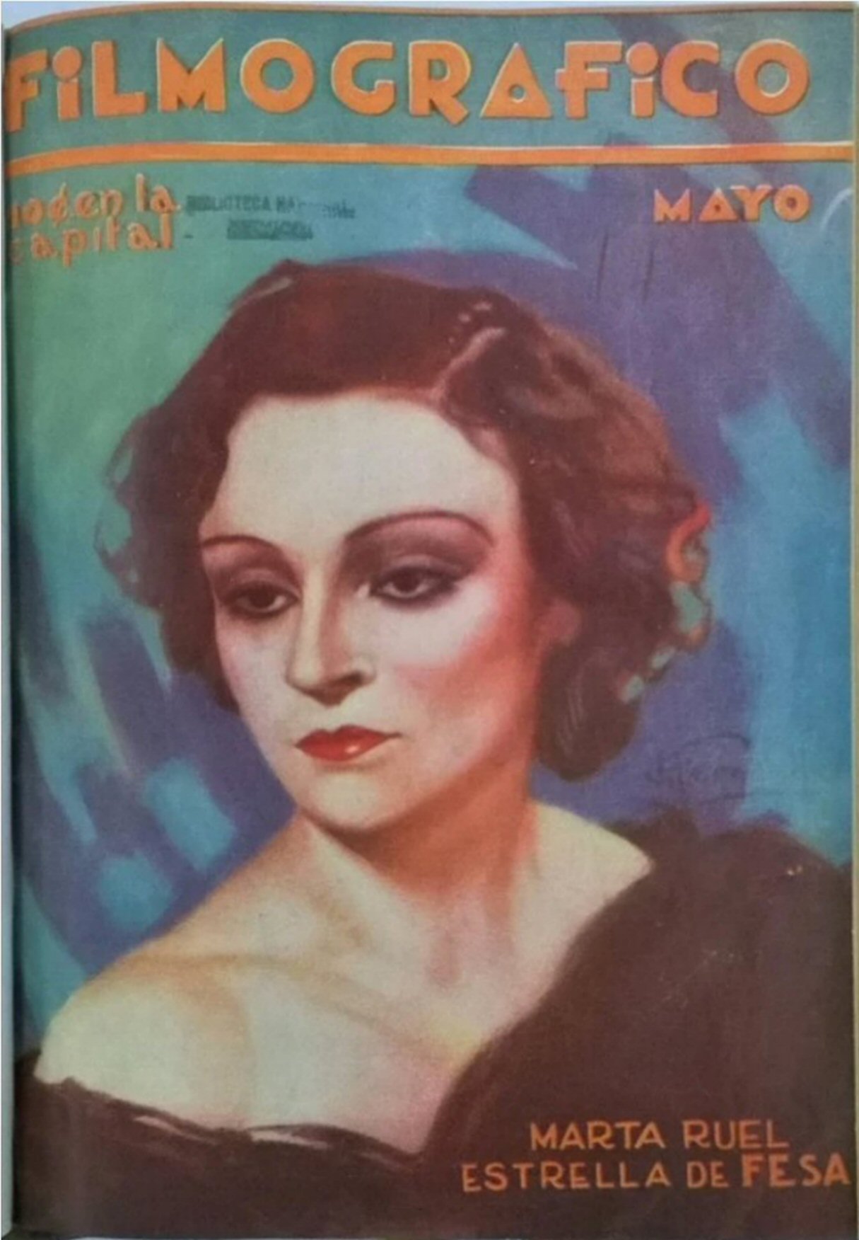 FILMOGRAFICO magazine side cover  May 1934