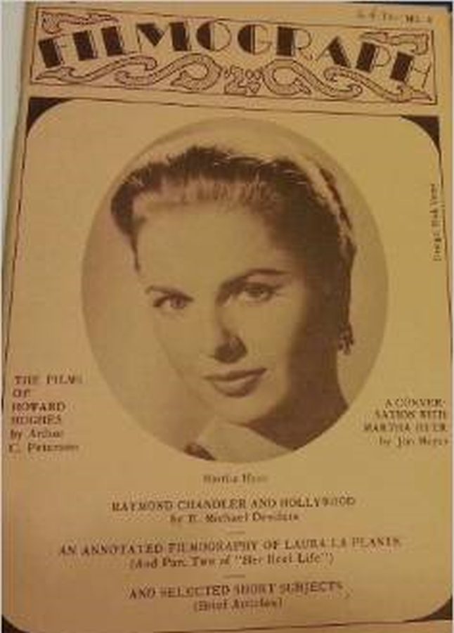 FILMOGRAPH magazine side cover Issue 8  Vol 2 # 4 April 1972