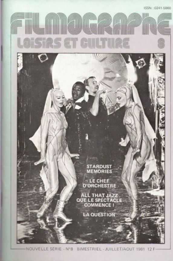 FILMOGRAPHE magazine side cover Issue 8 July/August 1981