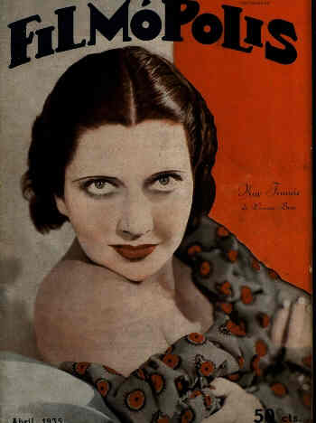 FILMOPOLIS magazine side cover Issue 17 April 1935