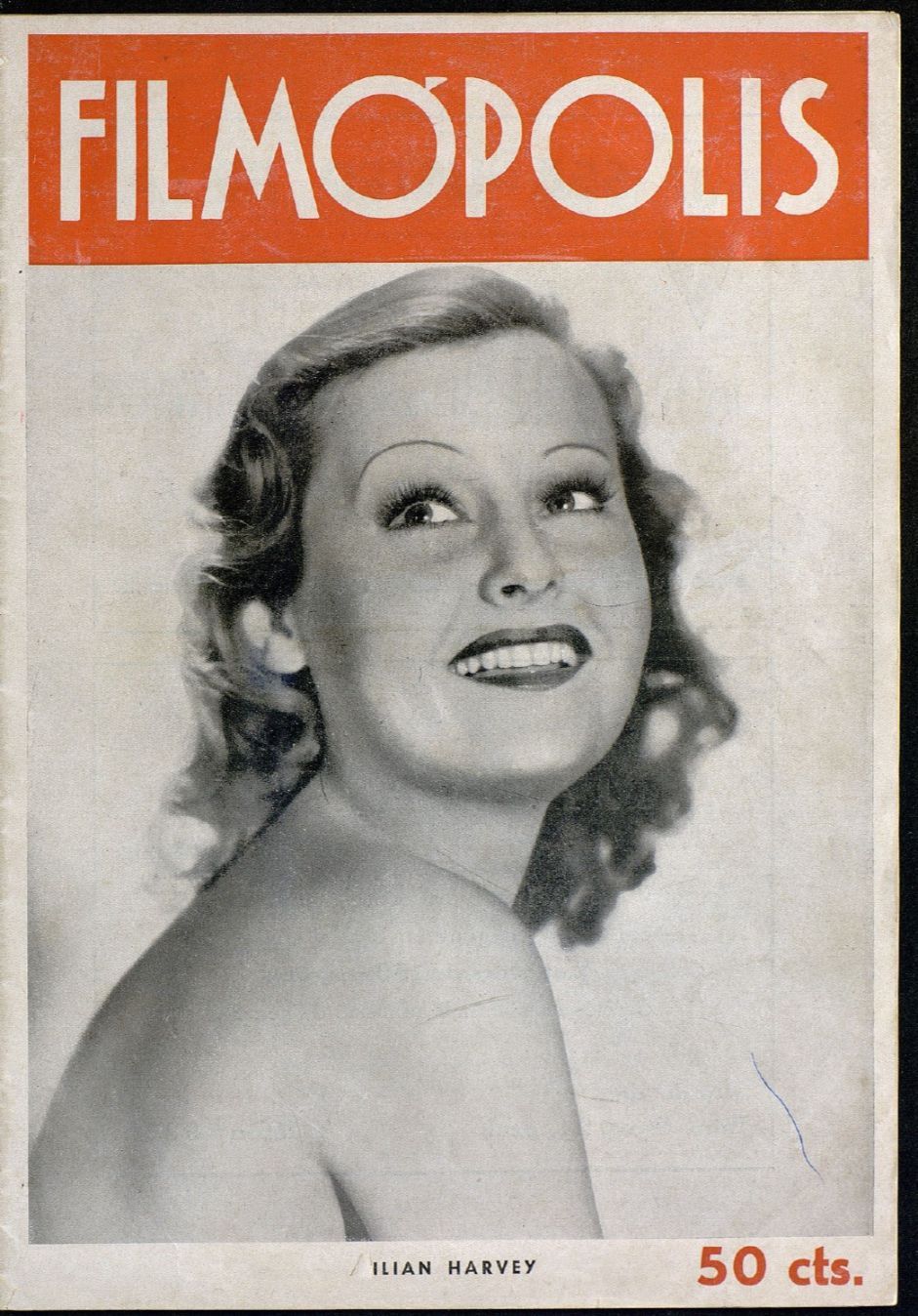 FILMOPOLIS magazine side cover Issue 1  December 1933