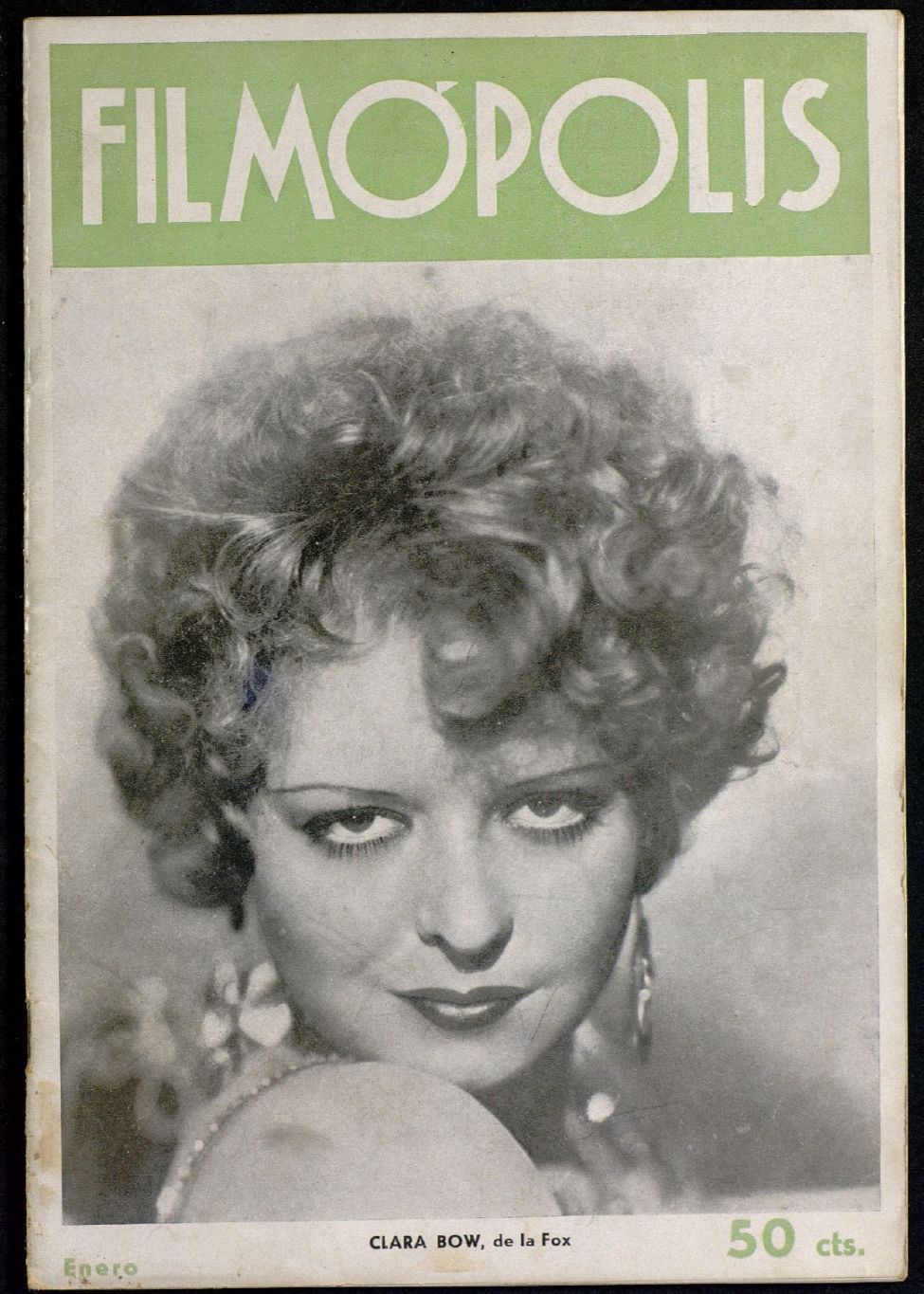 FILMOPOLIS magazine side cover Issue 2  January 1934