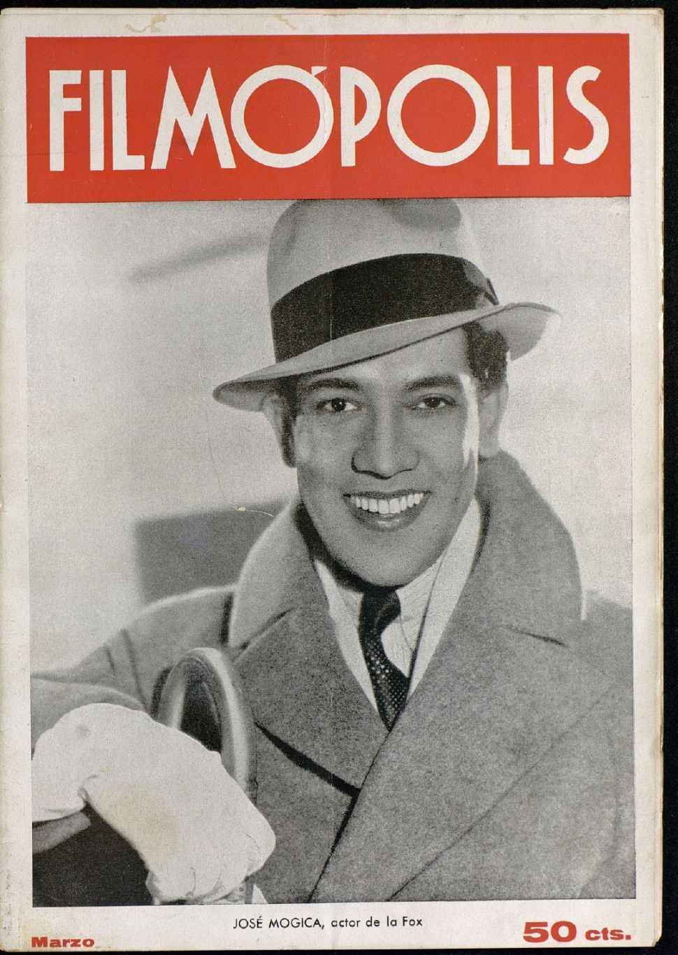 FILMOPOLIS magazine side cover Issue 4  March 1934