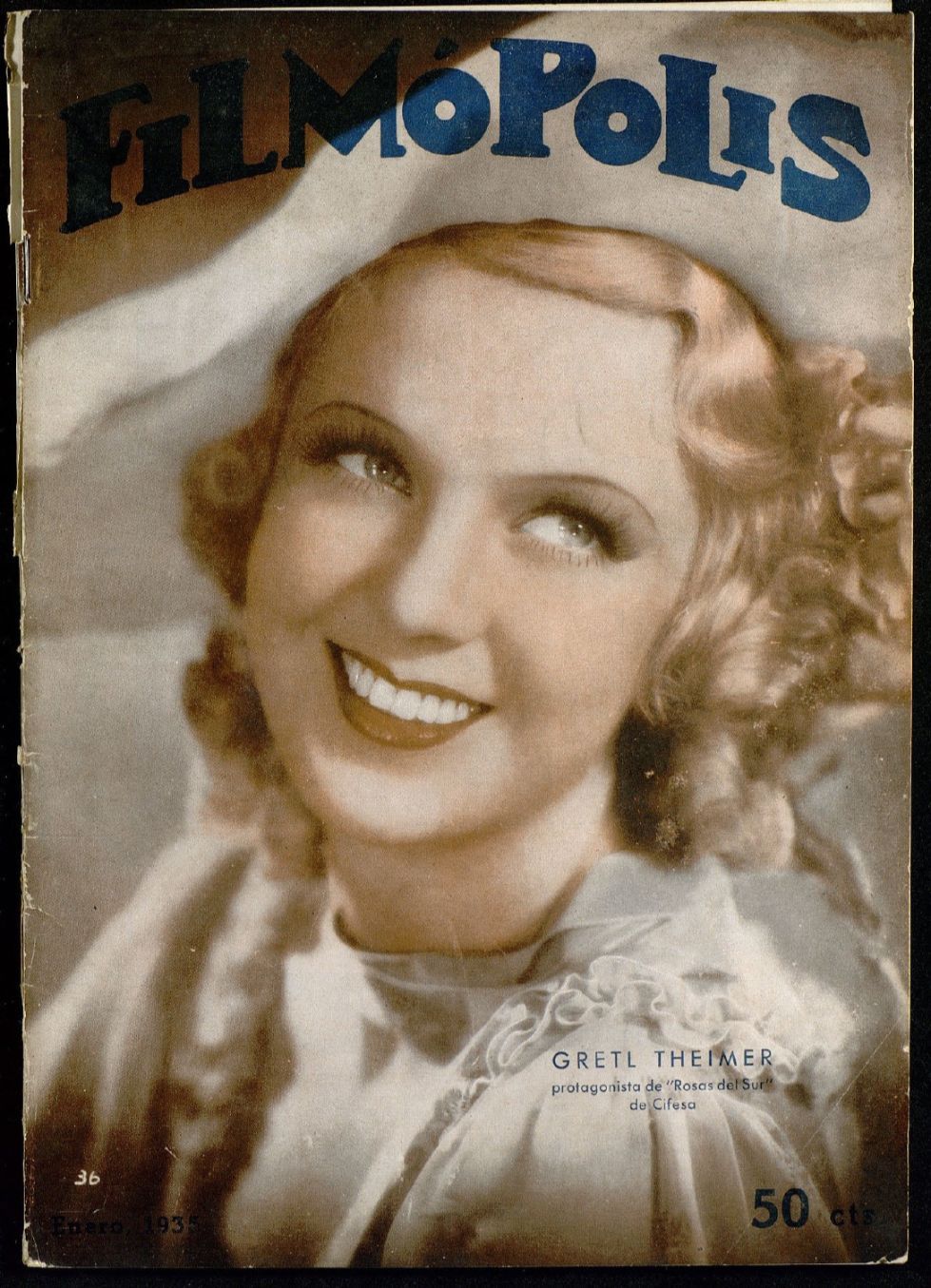 FILMOPOLIS magazine side cover Issue 15  February 1935
