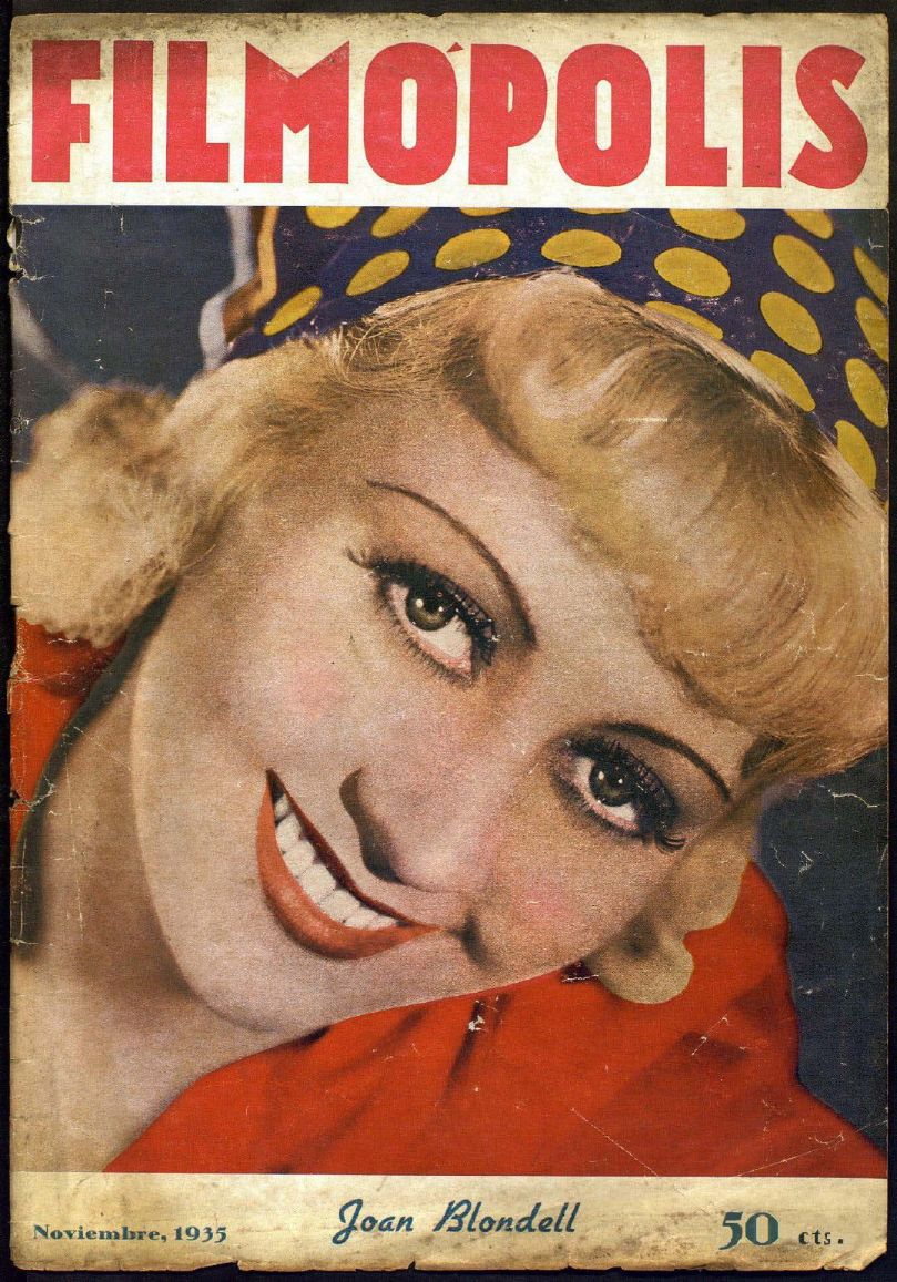 FILMOPOLIS magazine side cover Issue 24  November 1935