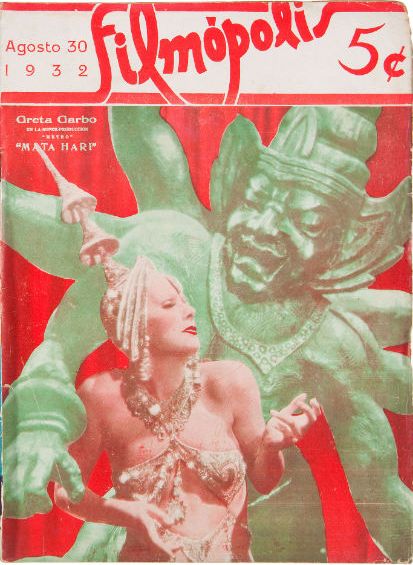 FILMOPOLIS (Cuba) magazine side cover 30 August 1932
