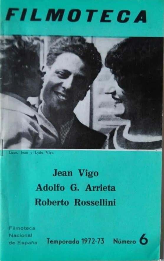 FILMOTECA SPAIN magazine side cover Issue 6   1972