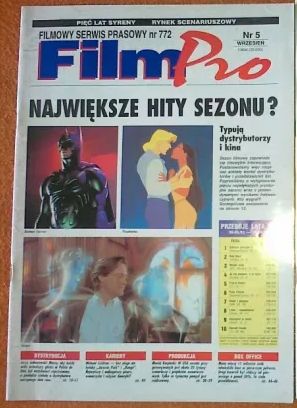 FILMOWY SERWIS PRASOWY magazine side cover Issue 5   1995