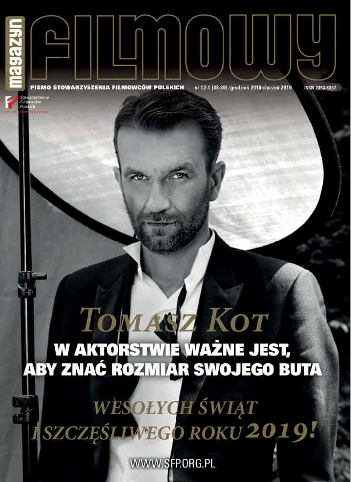 MAGAZYN FILMOWY SFP magazine side cover Issue 88-9  December 2018/ January 2019 