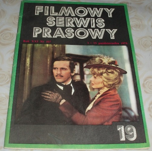FILMOWY SERWIS PRASOWY magazine side cover Issue 347 1 October 1975