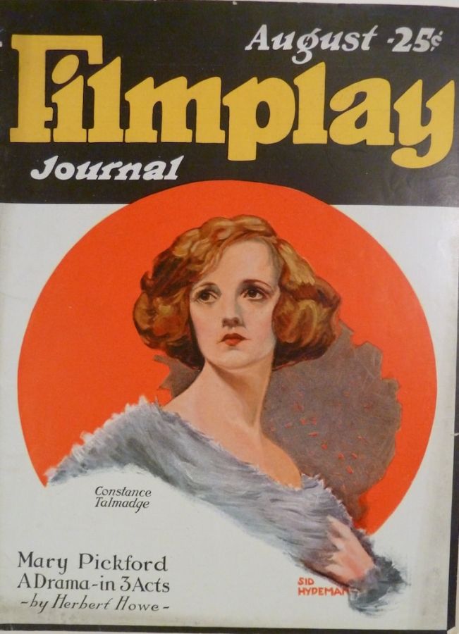 FILMPLAY JOURNAL magazine side cover Issue 2 August 1921