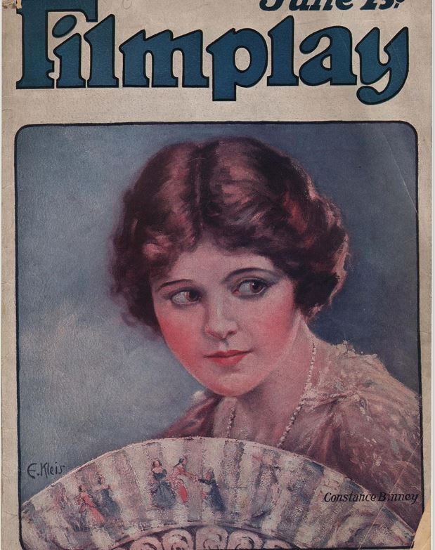 FILMPLAY JOURNAL magazine side cover Issue 12 June 1922