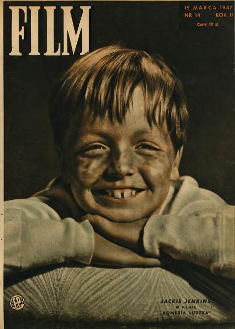 FILM (Po) magazine side cover Issue 14 15 March 1947