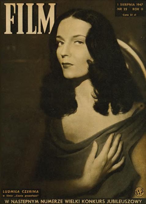 FILM (Po) magazine side cover Issue 22 1 August 1947