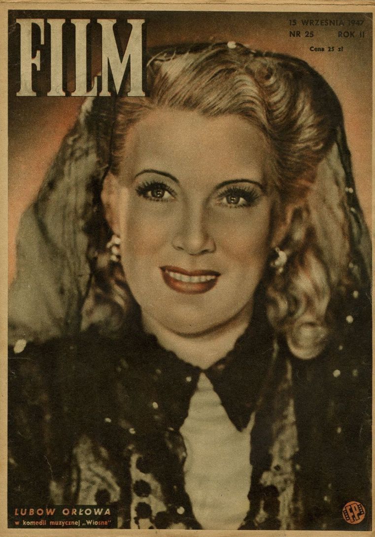FILM (Po) magazine side cover Issue 25  Vol 2 15 September 1947