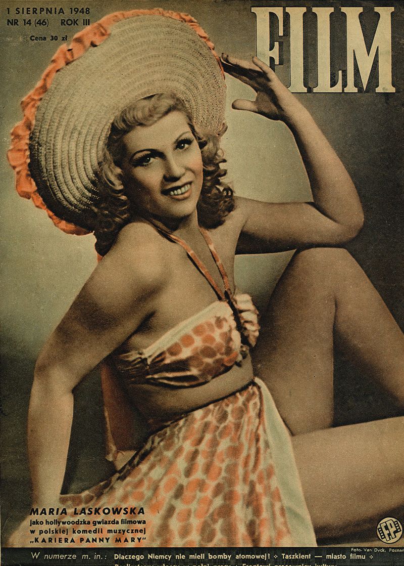 FILM (Po) magazine side cover Issue 46  Vol 3 No  14 1 August 1948