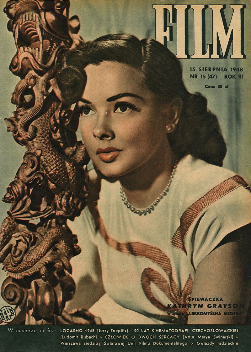 FILM (Po) magazine side cover Issue 47  Vol 3 No 15 15 August 1948
