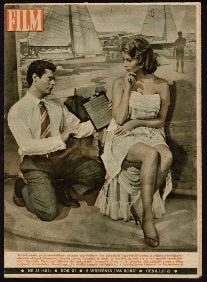 FILM (Po) magazine side cover Issue 35 2 September 1956