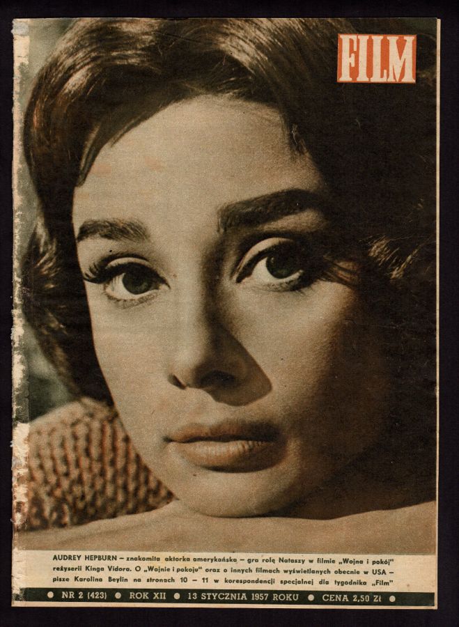 FILM (Po) magazine side cover Issue 2 13 January 1957