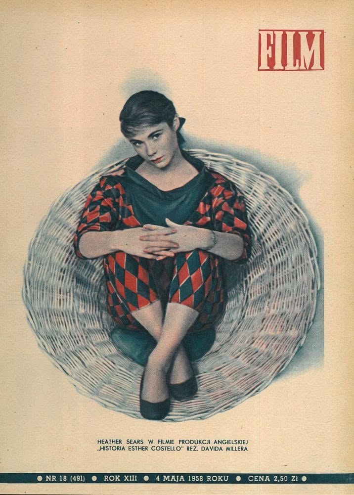 FILM (Po) magazine side cover Issue 18 4 May 1958