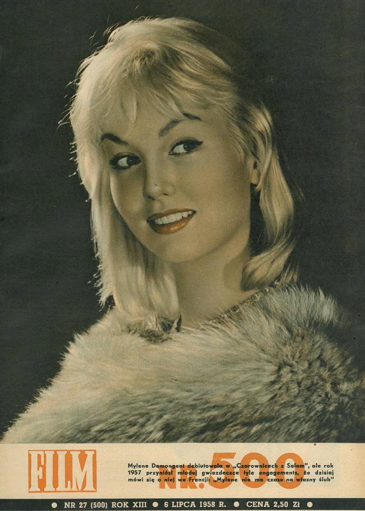 FILM (Po) magazine side cover Issue 27 6 July 1958