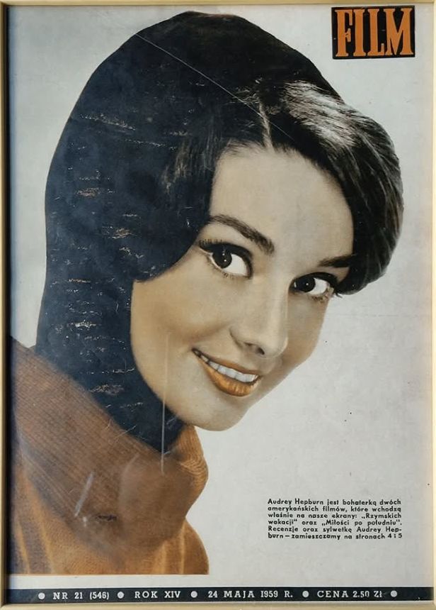 FILM (Po) magazine side cover Issue 21 24 May 1959