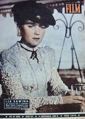 FILM (Po) magazine side cover Issue 45 6 November 1960