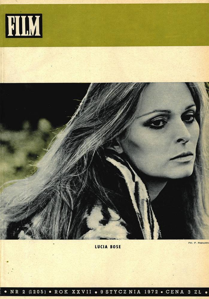 FILM (Po) magazine side cover Issue 2 9 January 1972