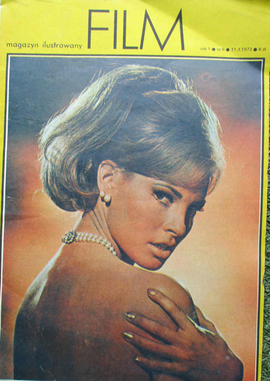FILM (Po) magazine side cover Issue 6 11 March 1973
